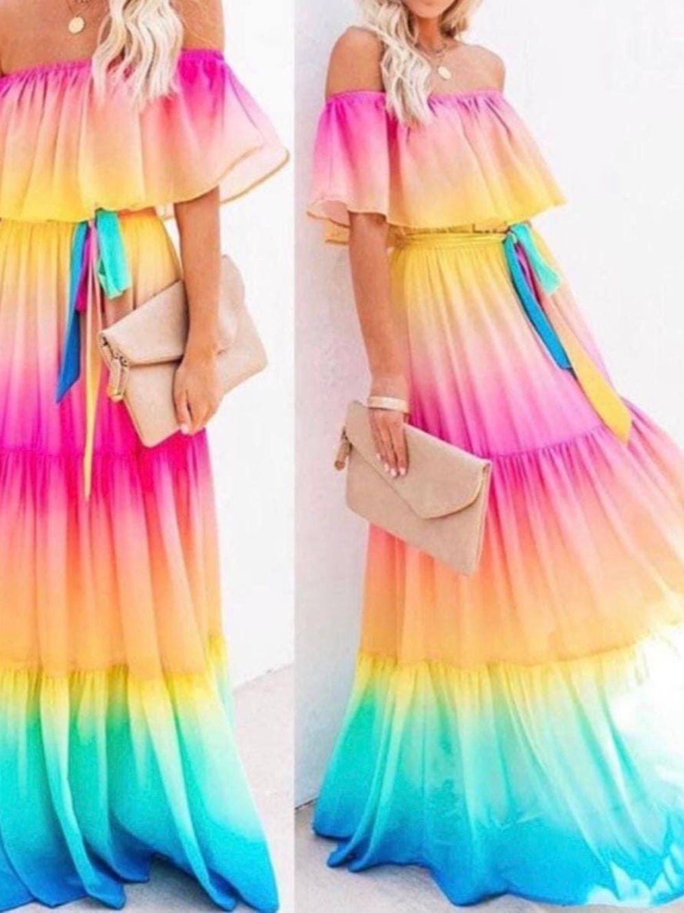 Beautiful dress for party and summer vacation
